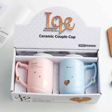 طقم كوب ثنائي love